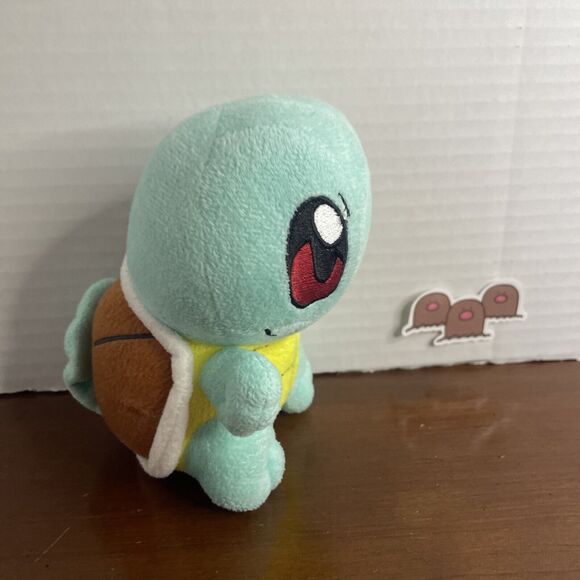 Banpresto 2004 Plush Pokemon Squirtle Turtle Stuffed Animal Toy Small Water Type - Picture 3 of 12